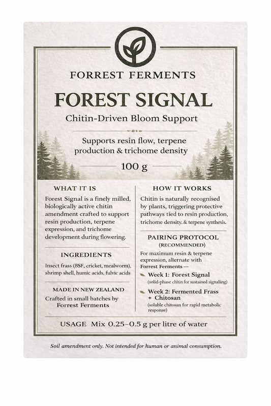 Forest Signal – Chitin-Driven Bloom Support (100 g)